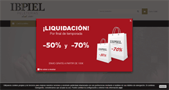 Desktop Screenshot of ibipielpeleterias.com